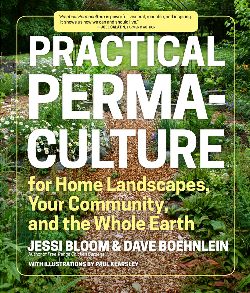 Practical Permaculture: for Home Landscapes, Your Community, and the Whole Earth book cover by Jessi Bloom, Dave Boehnlein
