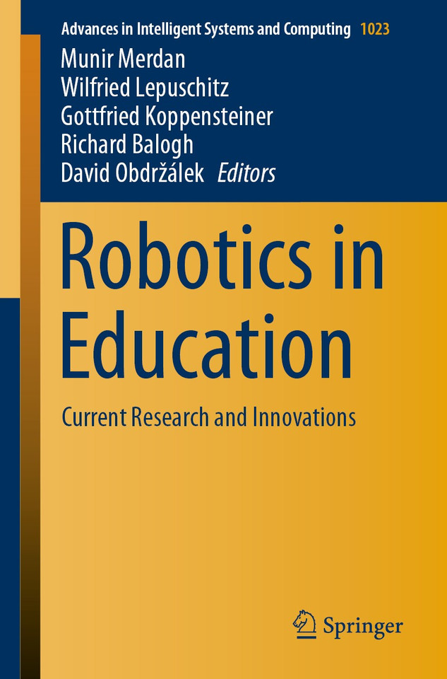 Robotics in Education: Current Research and Innovations (Advances in Intelligent Systems and Computing #1023) book cover by 