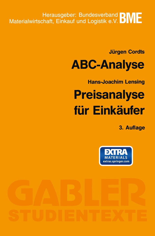 ABC-Analyse (Gabler-Studientexte) book cover by Jürgen Cordts