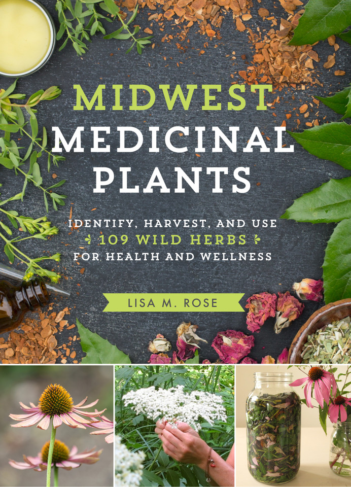 Midwest Medicinal Plants: Identify, Harvest, and Use 109 Wild Herbs for Health and Wellness (Medicinal Plants Series) book cover by Lisa M. Rose