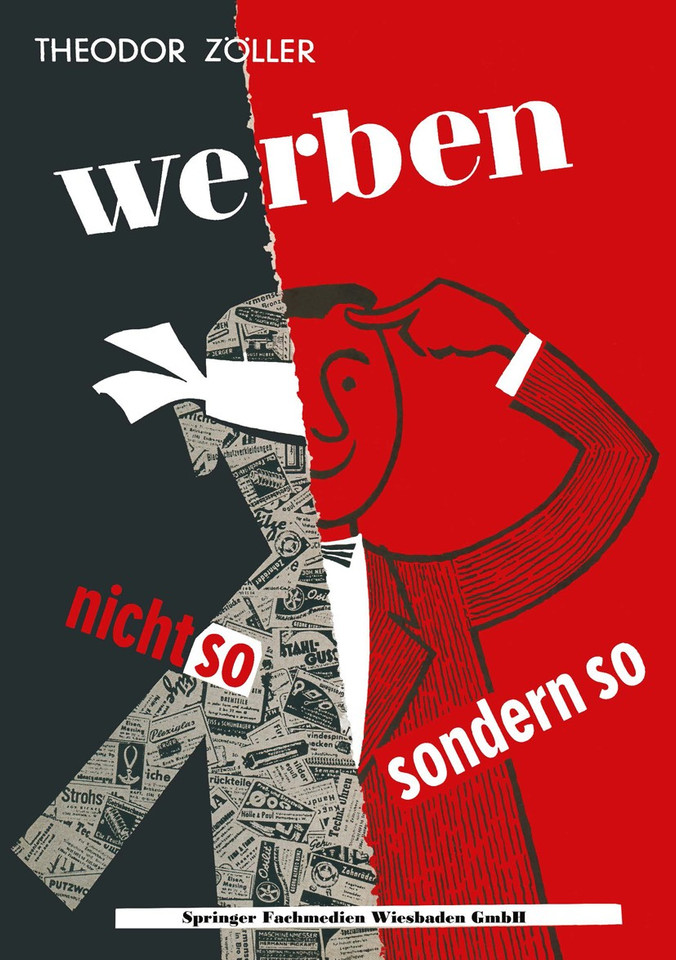 Werben: Nicht so — sondern so! book cover by Theodor Zöller