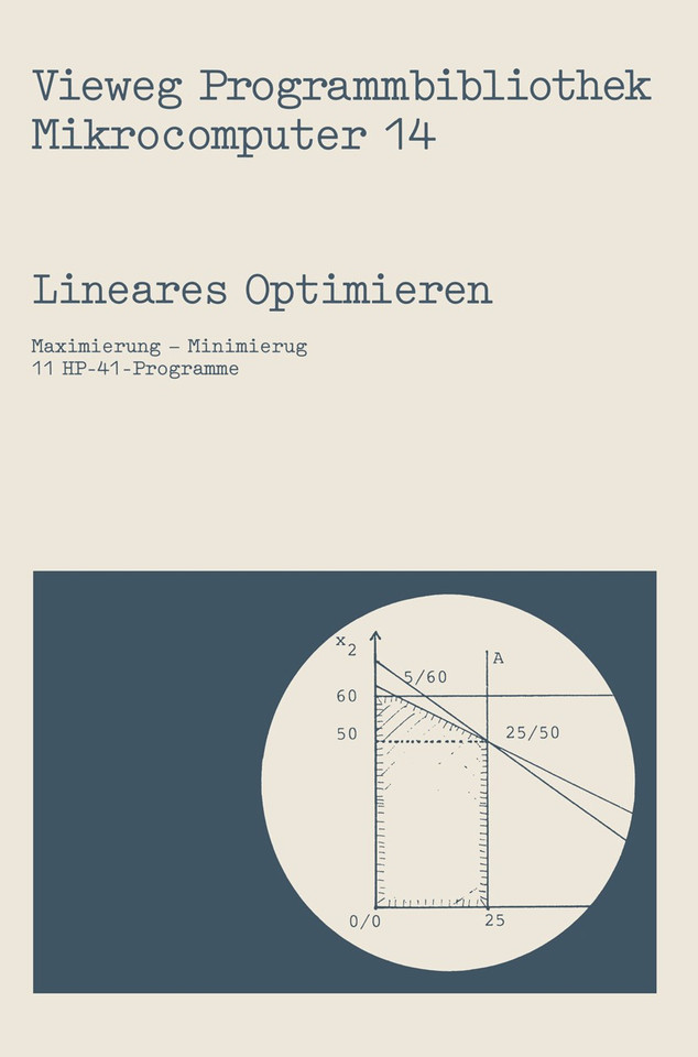 Lineares Optimieren: Maximierung — Minimierung (Vieweg-Programmbibliothek Mikrocomputer #14) book cover by Herbert Mai