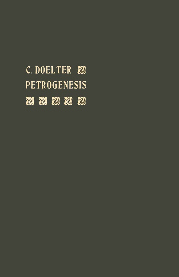 Petrogenesis (Die Wissenschaft #13) book cover by Cornelio August Doelter y Cisterich