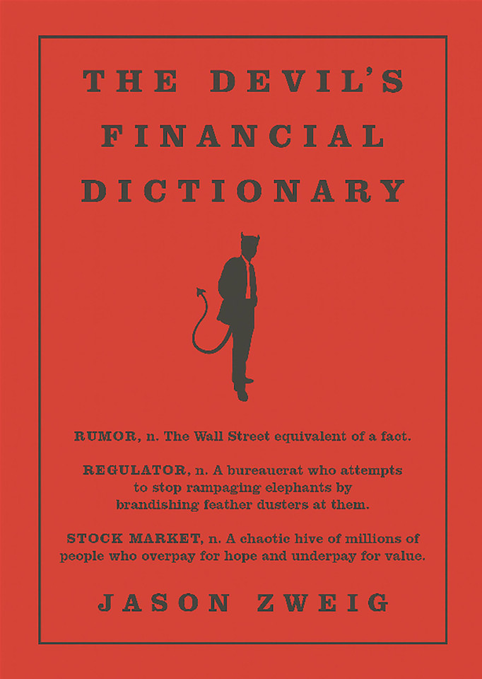 The Devil's Financial Dictionary book cover by Jason Zweig