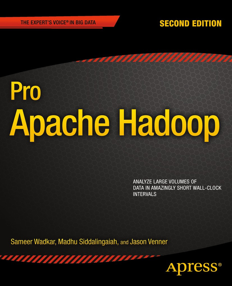 Pro Apache Hadoop book cover by Jason Venner, Sameer Wadkar, Madhu Siddalingaiah