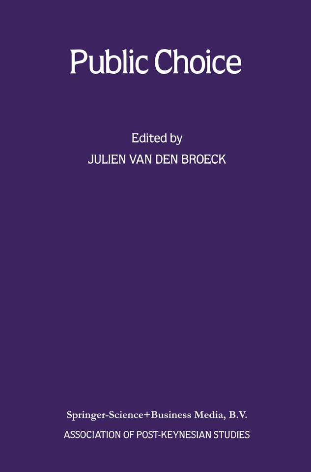 Public Choice book cover by 