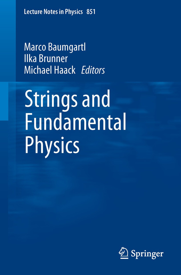 Strings and Fundamental Physics (Lecture Notes in Physics #851) book cover by 