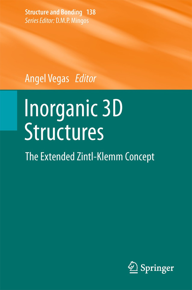 Inorganic 3D Structures (Structure and Bonding #138) book cover by 
