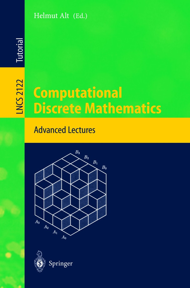 Computational Discrete Mathematics: Advanced Lectures (Lecture Notes in Computer Science #2122) book cover by 