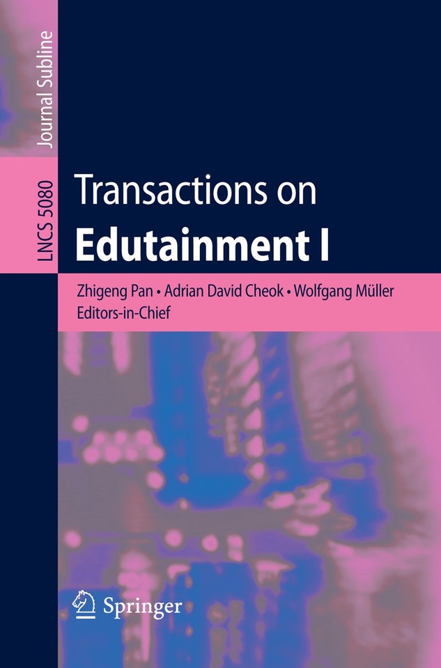 Transactions on Edutainment I (Lecture Notes in Computer Science #5080) book cover by 