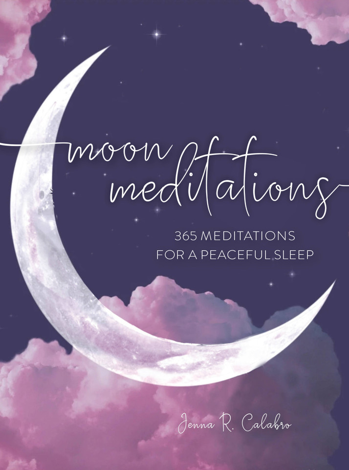 Moon Meditations: 365 Nighttime Reflections for a Peaceful Sleep (Daily Gratitude) book cover by Jenna Calabro