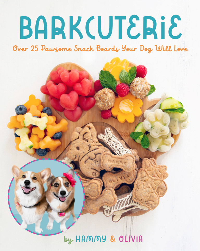 Barkcuterie: 25 Pawsome Snack Boards Your  Dog Will Love book cover by Hammy & Olivia