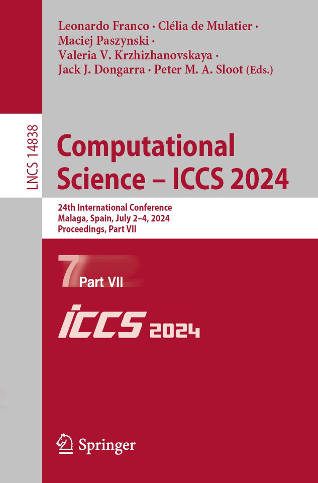 Computational Science – ICCS 2024: 24th International Conference, Malaga, Spain, July 2–4, 2024, Proceedings, Part VII (Lecture Notes in Computer Science #14838) book cover by 