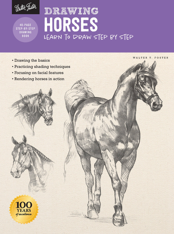 Drawing: Horses: Learn to draw step by step (How to Draw & Paint) book cover by Walter Foster
