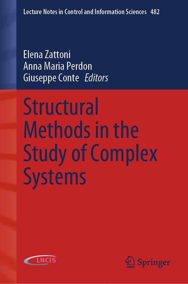 Structural Methods in the Study of Complex Systems (Lecture Notes in Control and Information Sciences #482) book cover by 