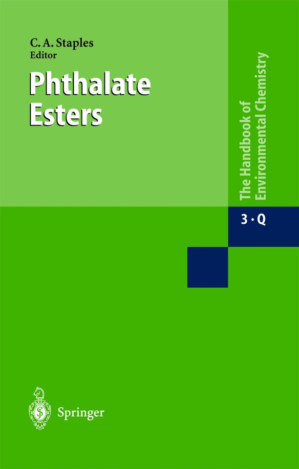 Phthalate Esters (The Handbook of Environmental Chemistry #3Q) book cover by 