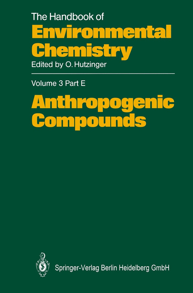 Anthropogenic Compounds (The Handbook of Environmental Chemistry #3 / 3E) book cover by 
