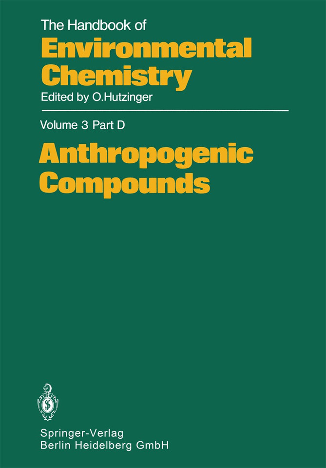 Anthropogenic Compounds (The Handbook of Environmental Chemistry #3 / 3D) book cover by 