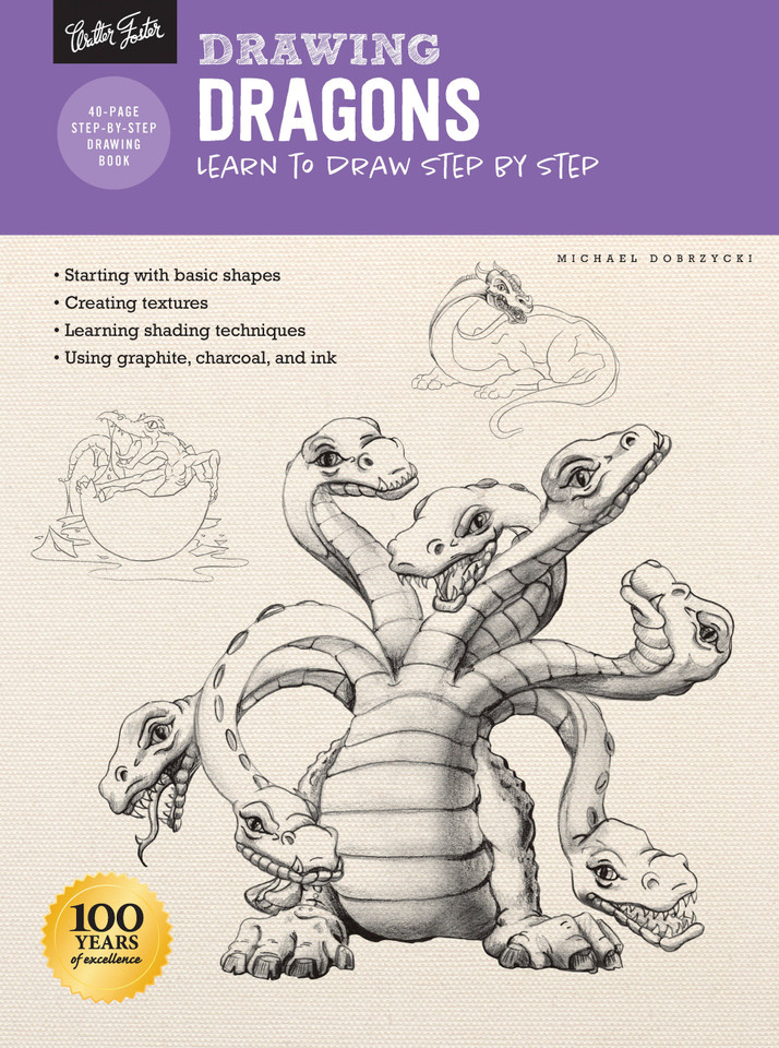 Drawing: Dragons: Learn to draw step by step (How to Draw & Paint) book cover by Michael Dobrzycki