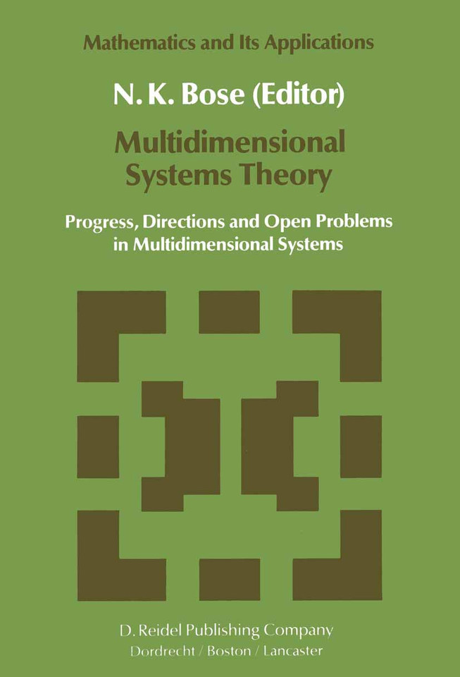 Multidimensional Systems Theory: Progress, Directions and Open Problems in Multidimensional Systems (Mathematics and Its Applications #16) book cover by 
