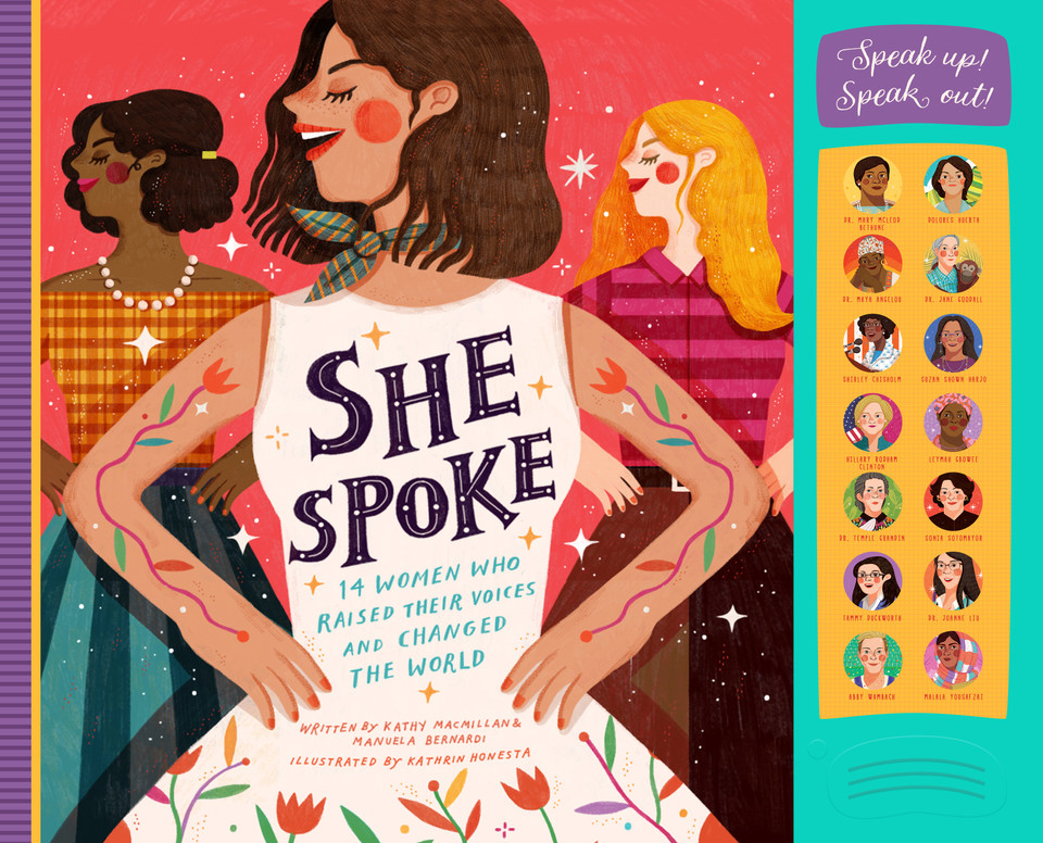 She Spoke: 14 Women Who Raised Their Voices and Changed the World book cover by Manuela Bernardi, Kathy MacMillan