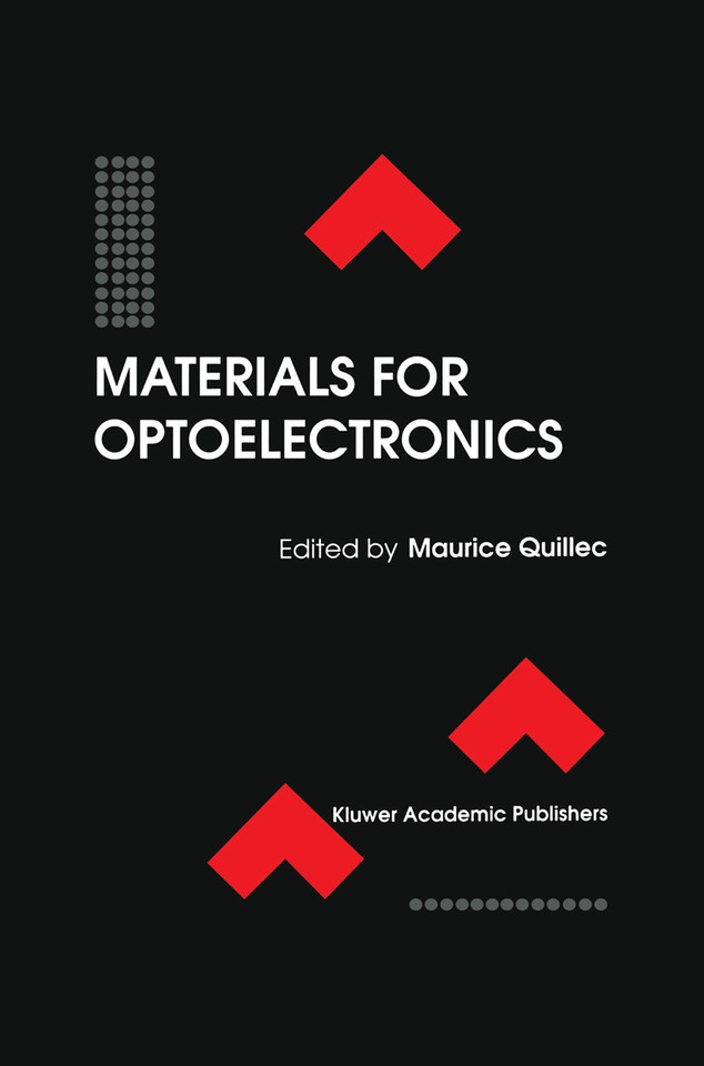 Materials for Optoelectronics (Electronic Materials: Science & Technology) book cover by 