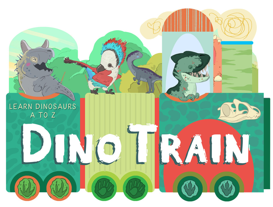 Dino Train (On-Track Learning) book cover by Christopher Robbins