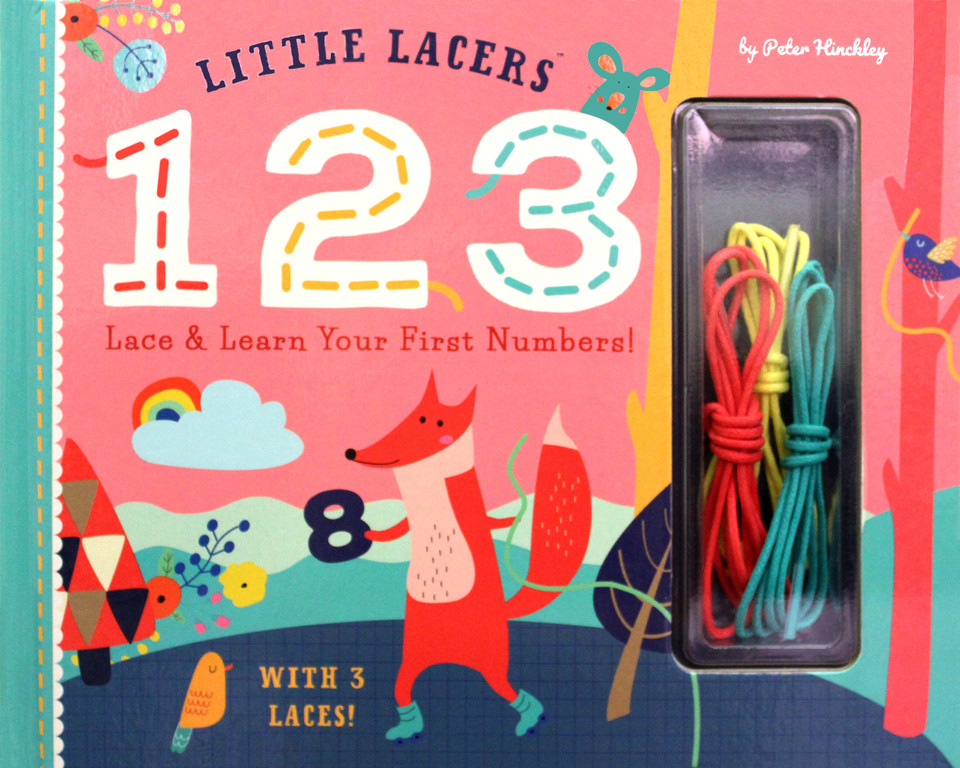 Little Lacers: 123: Lace & Learn Your First Numbers! (Little Lacers) book cover by Peter Hinckley