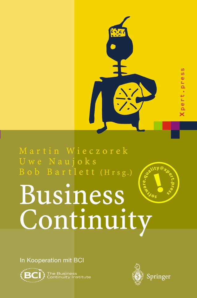Business Continuity: Notfallplanung für Geschäftsprozesse (Xpert.press) book cover by 