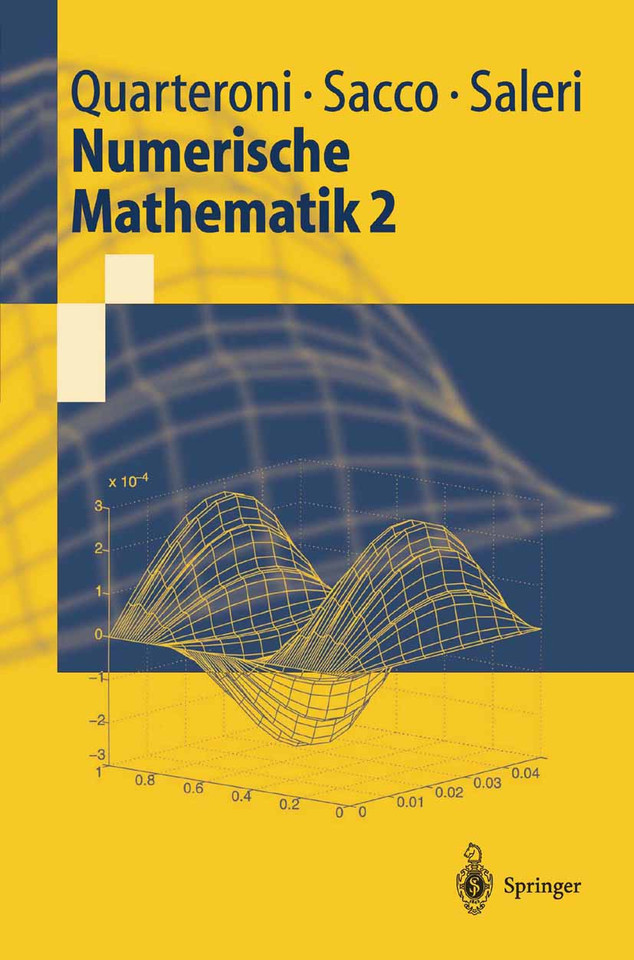 Numerische Mathematik 2 (Springer-Lehrbuch) book cover by Alfio Quarteroni, Riccardo Sacco, Fausto Saleri