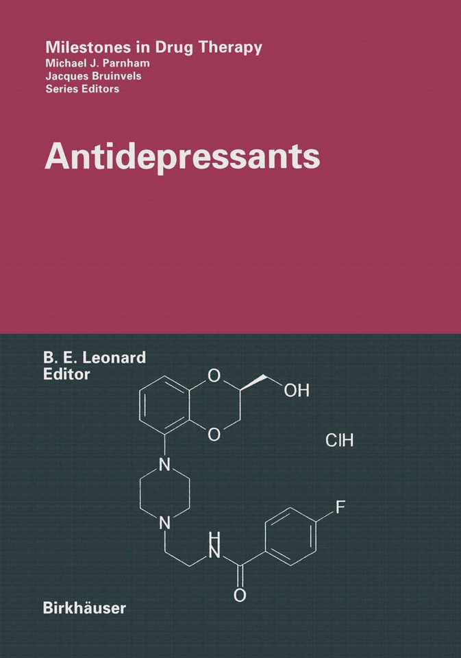 Antidepressants (Milestones in Drug Therapy) book cover by 