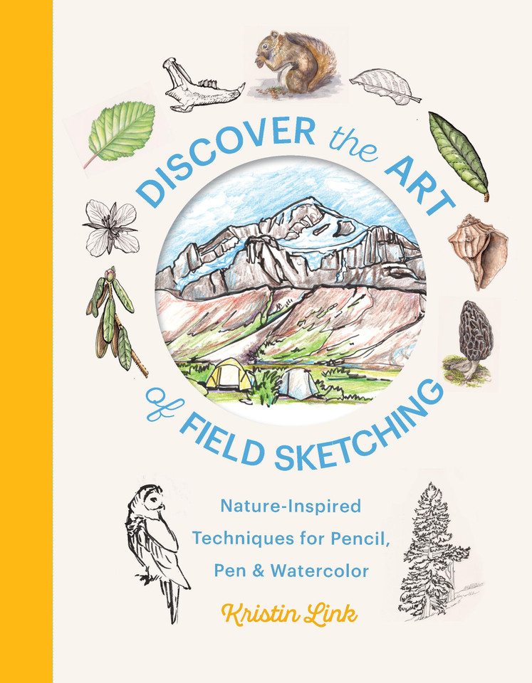 Discover the Art of Field Sketching: Nature-Inspired Techniques for Pencil, Pen, and Watercolor book cover by Kristin Link