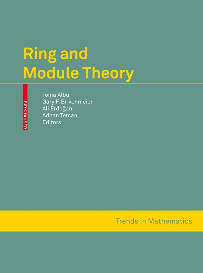 Ring and Module Theory (Trends in Mathematics) book cover by 
