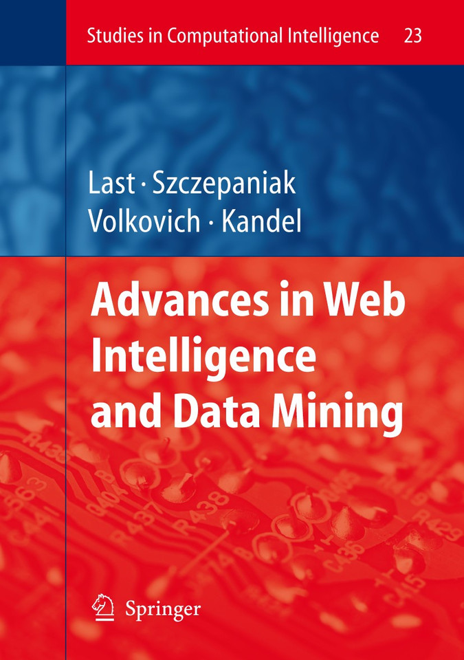 Advances in Web Intelligence and Data Mining (Studies in Computational Intelligence #23) book cover by 