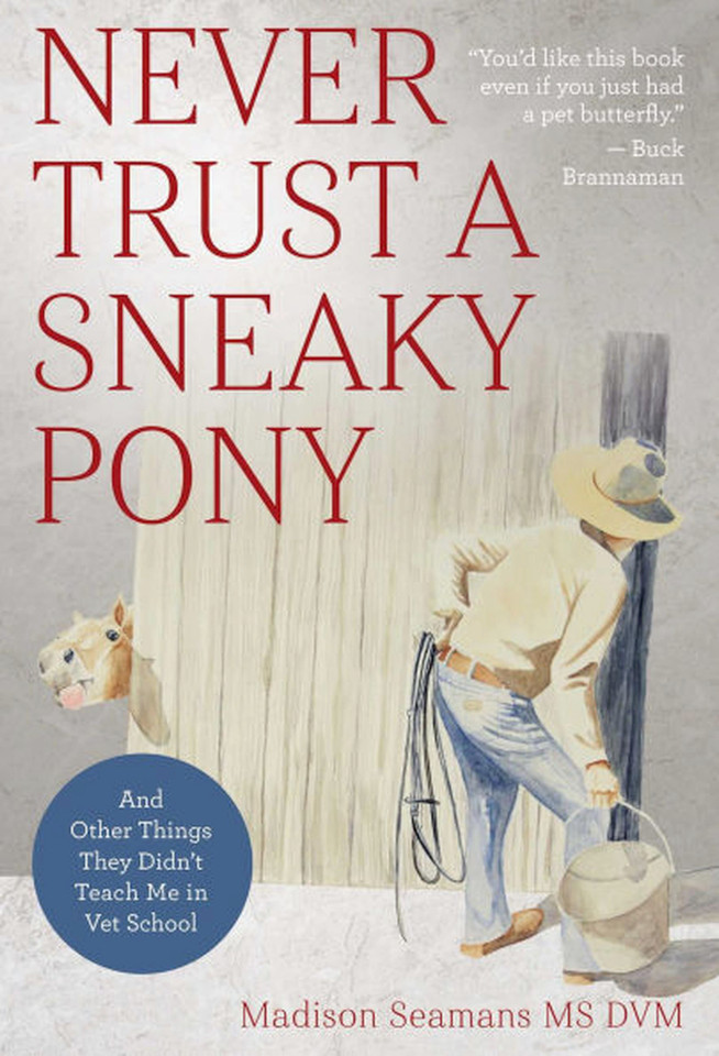 Never Trust a Sneaky Pony: And Other Things They Didn't Teach Me in Vet School book cover by Madison Seamans