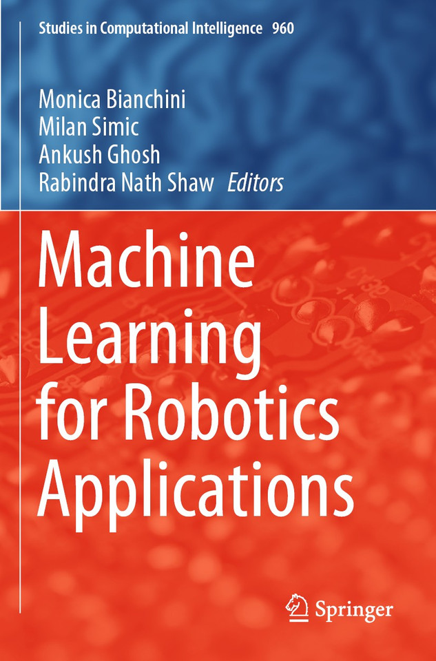Machine Learning for Robotics Applications (Studies in Computational Intelligence #960) book cover by 