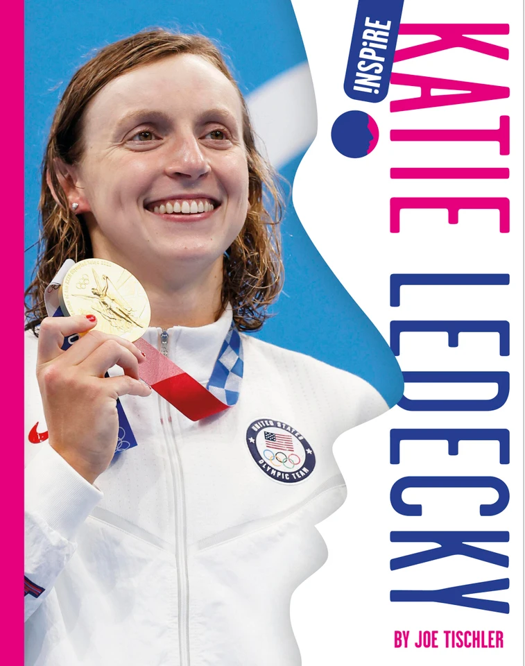 Katie Ledecky book cover by Joe Tischler