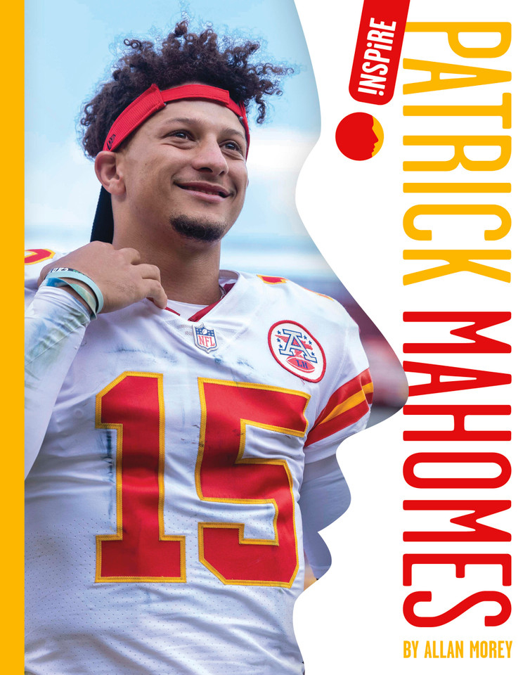 Patrick Mahomes book cover by Allan Morey