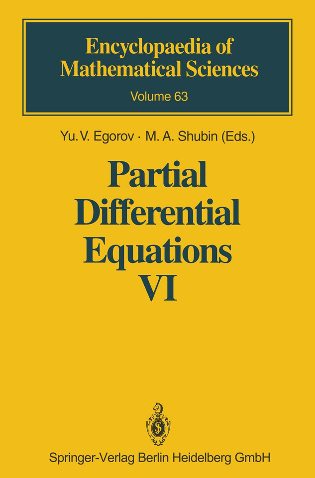 Partial Differential Equations VI: Elliptic and Parabolic Operators (Encyclopaedia of Mathematical Sciences #63) book cover by 