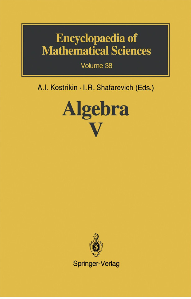 Homological Algebra (Encyclopaedia of Mathematical Sciences #38) book cover by S.I. Gelfand, Yu.I. Manin