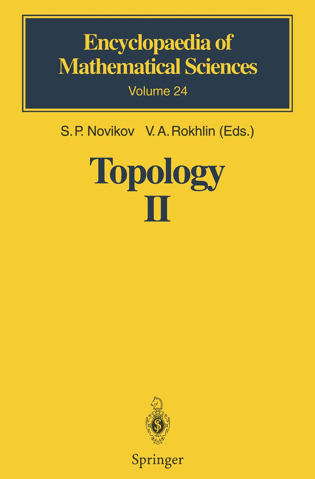 Topology II: Homotopy and Homology. Classical Manifolds (Encyclopaedia of Mathematical Sciences #24) book cover by D.B. Fuchs, O.Ya. Viro