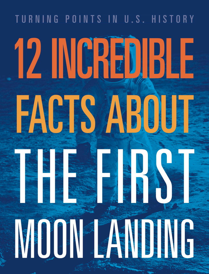 12 Incredible Facts about the First Moon Landing book cover by Angie Smibert