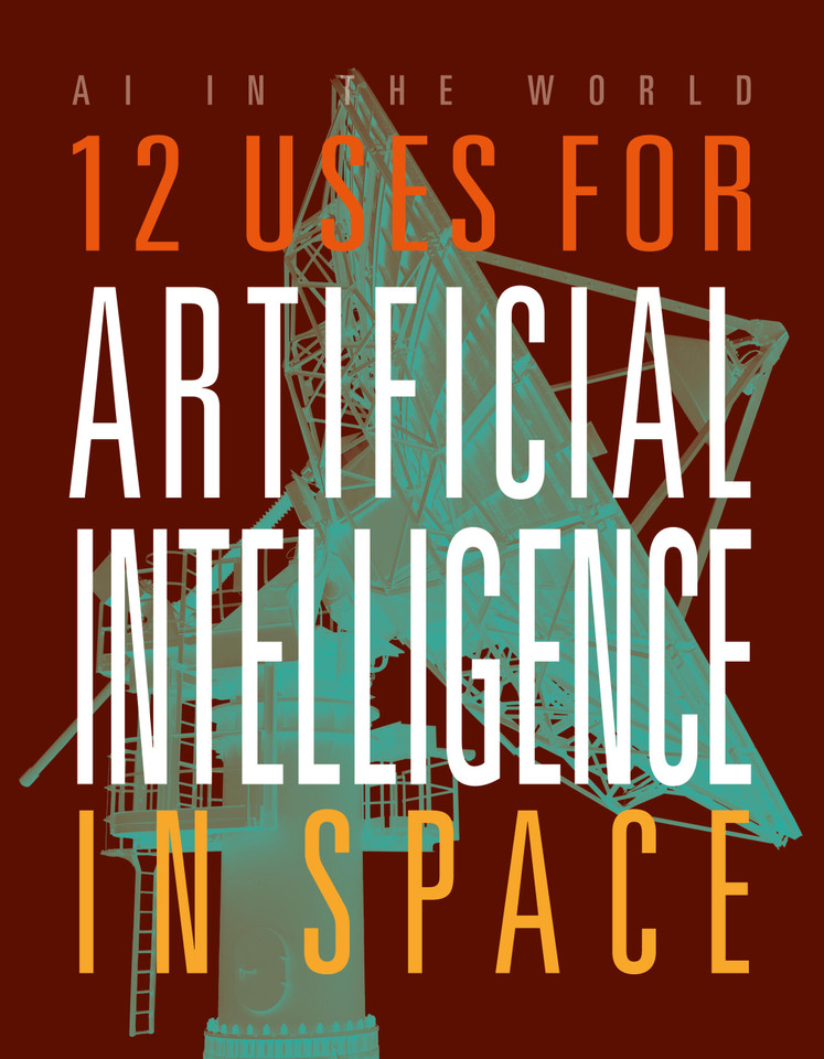 12 Uses for Artificial Intelligence in Space (AI in the World) book cover by Mari Bolte
