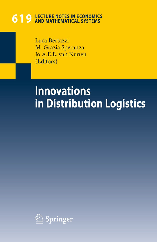 Innovations in Distribution Logistics (Lecture Notes in Economics and Mathematical Systems #619) book cover by 
