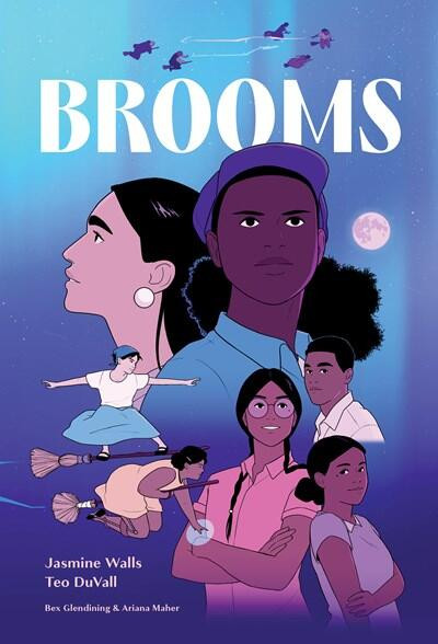 Brooms book cover by Jasmine Walls