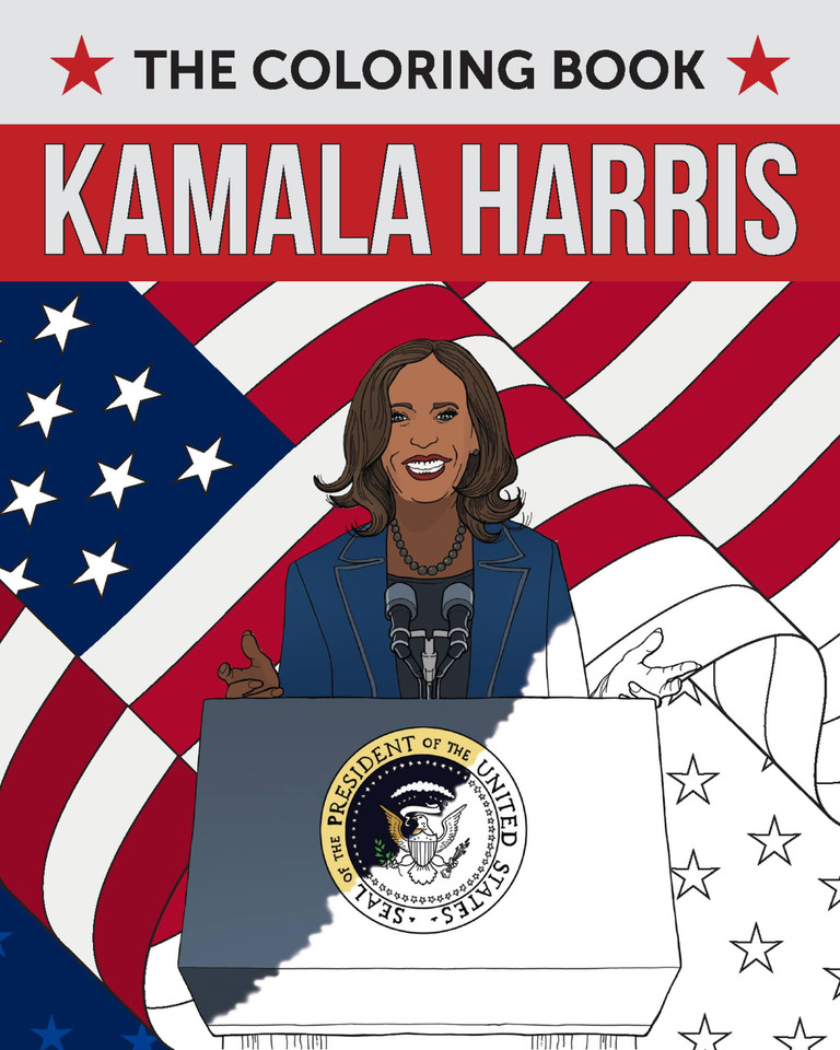 Kamala Harris: The Coloring Book book cover by Editors of Ulysses Press