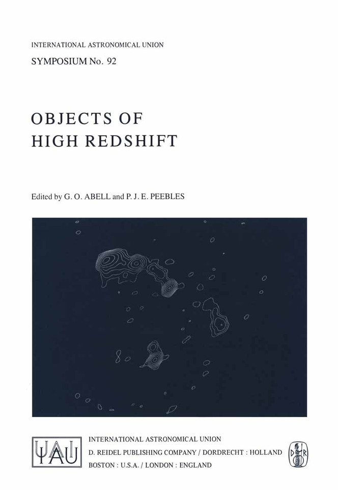Objects of High Redshift (International Astronomical Union Symposia #92) book cover by 