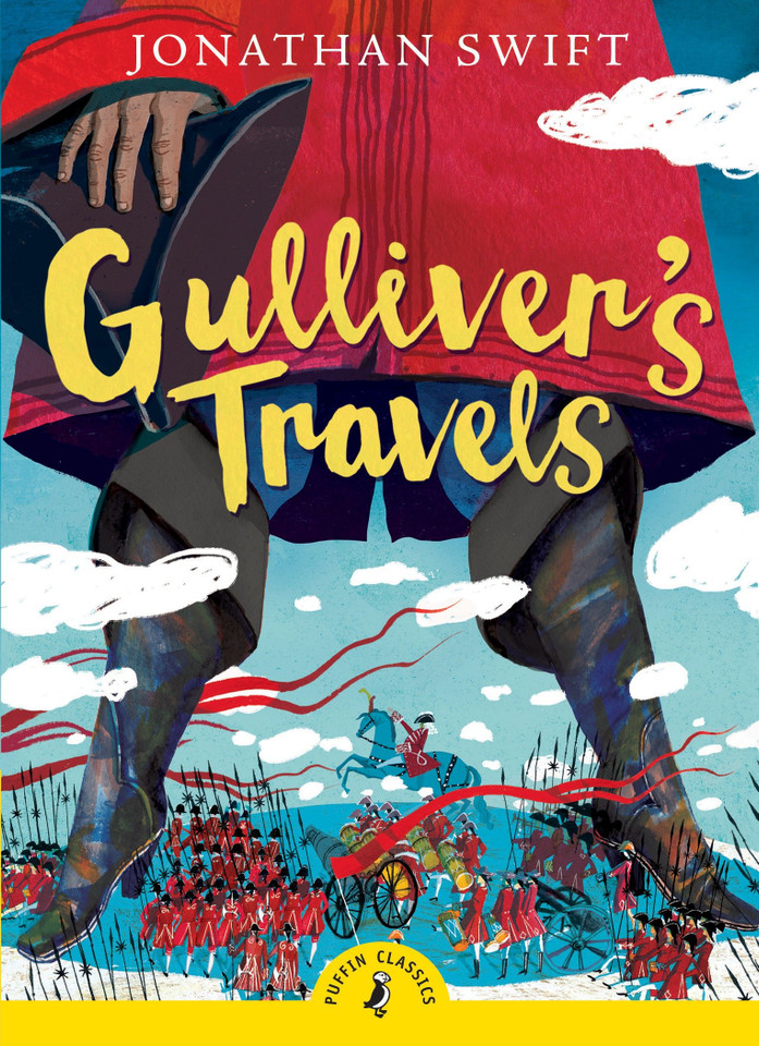 Gulliver's Travels (Puffin Classics) book cover by Jonathan Swift