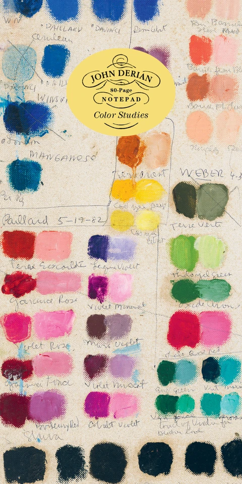John Derian Paper Goods: Color Studies 80-Page Notepad (John Derian Paper Goods) book cover by John Derian