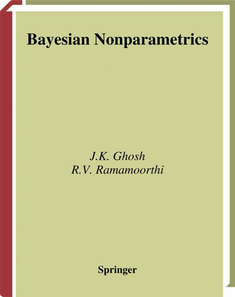 Bayesian Nonparametrics (Springer Series in Statistics) book cover by J.K. Ghosh, R.V. Ramamoorthi